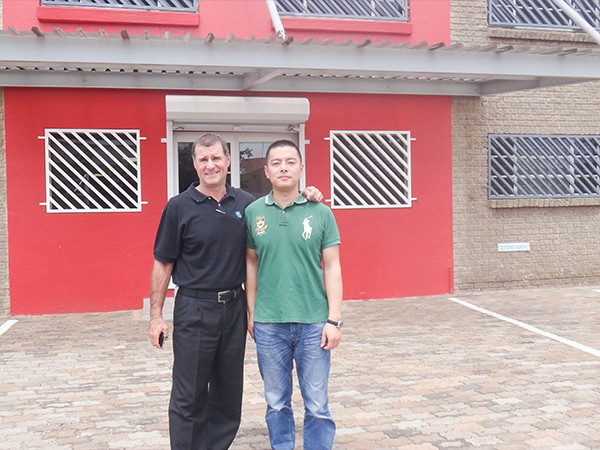 6686体育拜访南非客户